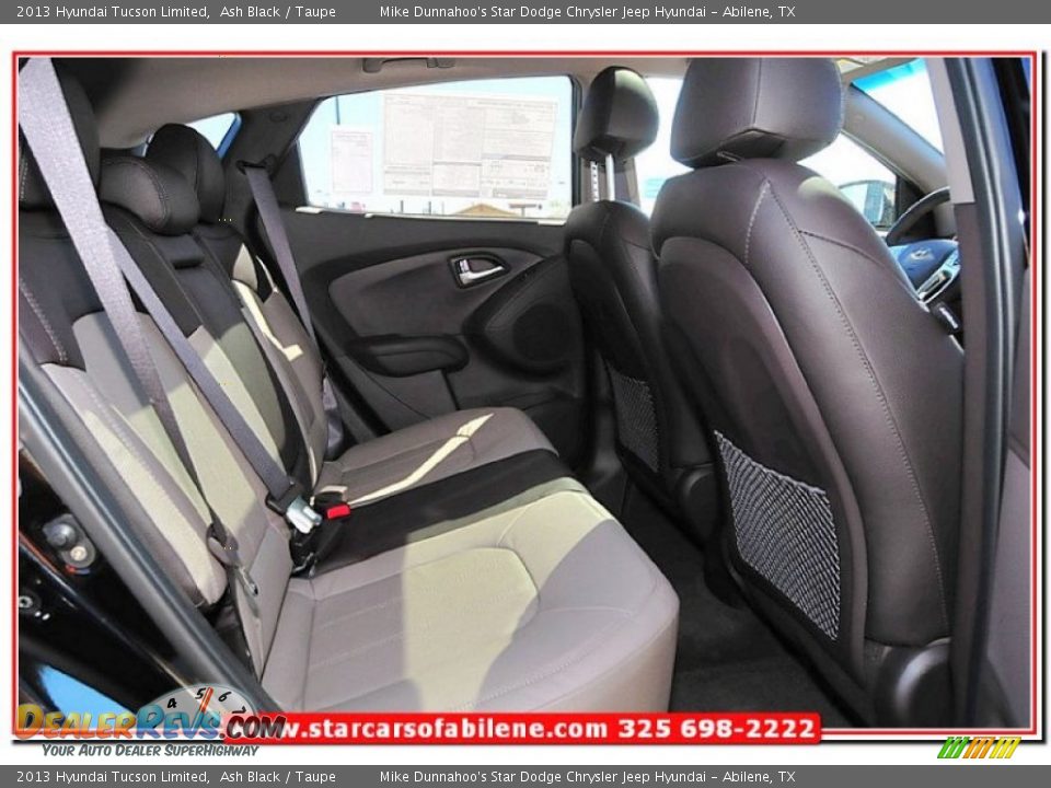 2013 Hyundai Tucson Limited Ash Black / Taupe Photo #26