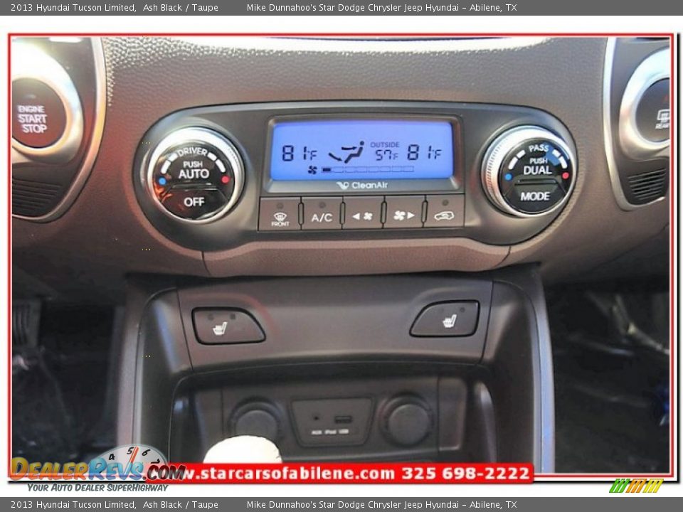 2013 Hyundai Tucson Limited Ash Black / Taupe Photo #34
