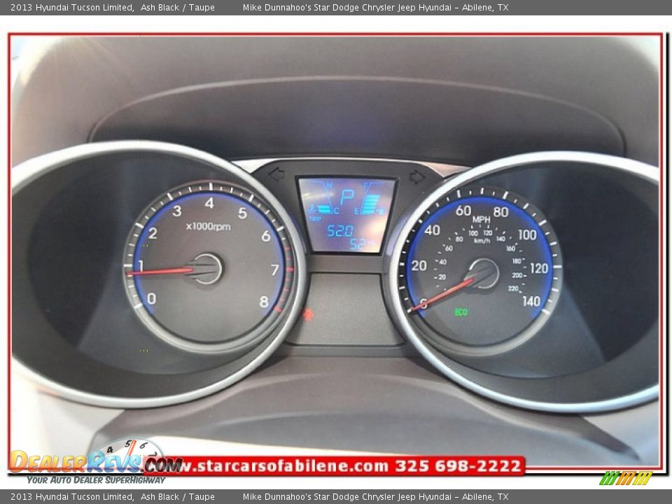 2013 Hyundai Tucson Limited Ash Black / Taupe Photo #35