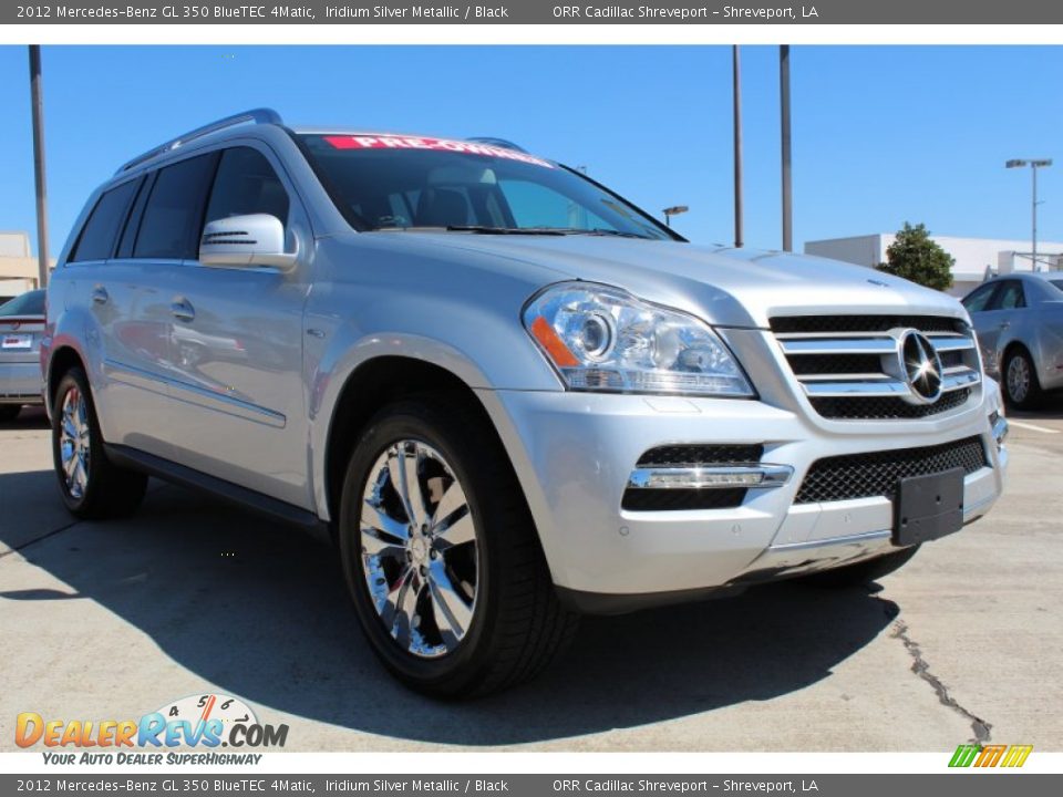2012 Mercedes-Benz GL 350 BlueTEC 4Matic Iridium Silver Metallic / Black Photo #2
