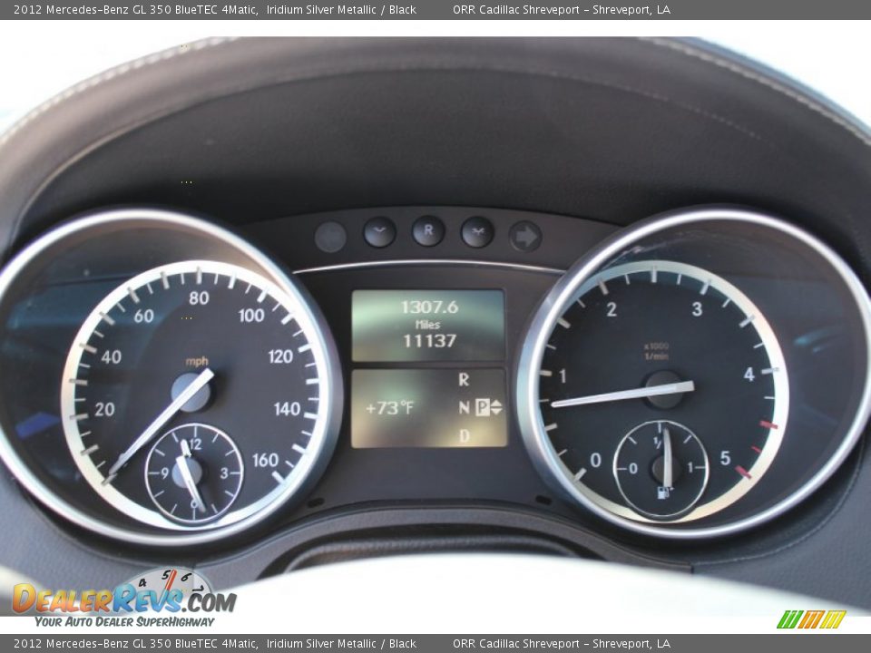 2012 Mercedes-Benz GL 350 BlueTEC 4Matic Iridium Silver Metallic / Black Photo #14