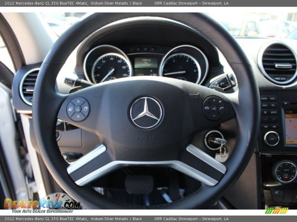 2012 Mercedes-Benz GL 350 BlueTEC 4Matic Iridium Silver Metallic / Black Photo #15