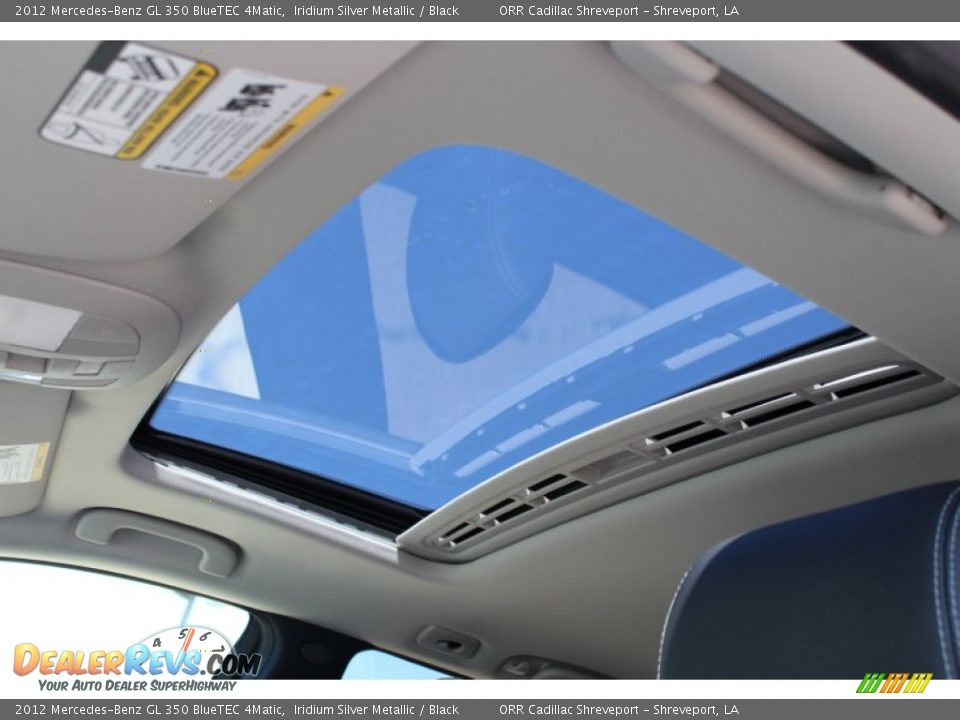 2012 Mercedes-Benz GL 350 BlueTEC 4Matic Iridium Silver Metallic / Black Photo #28