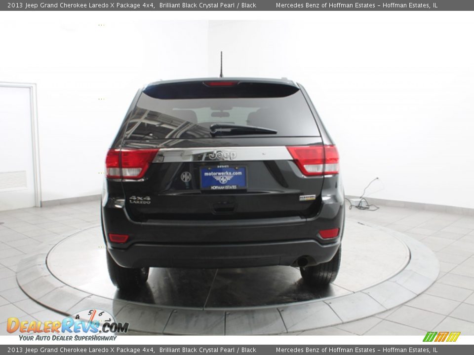 2013 Jeep Grand Cherokee Laredo X Package 4x4 Brilliant Black Crystal Pearl / Black Photo #4