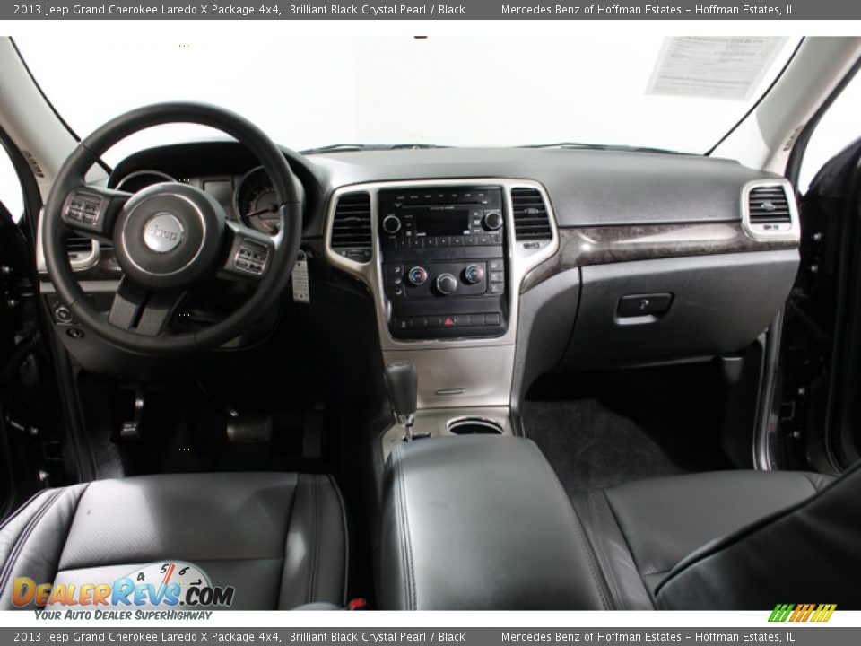 2013 Jeep Grand Cherokee Laredo X Package 4x4 Brilliant Black Crystal Pearl / Black Photo #6