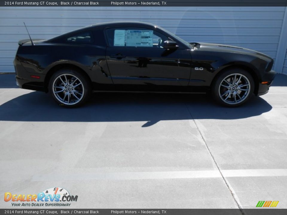 2014 Ford Mustang GT Coupe Black / Charcoal Black Photo #3