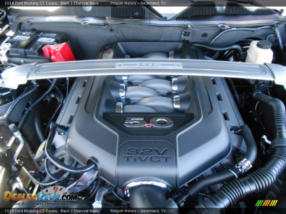 2014 Ford Mustang GT Coupe Black / Charcoal Black Photo #17