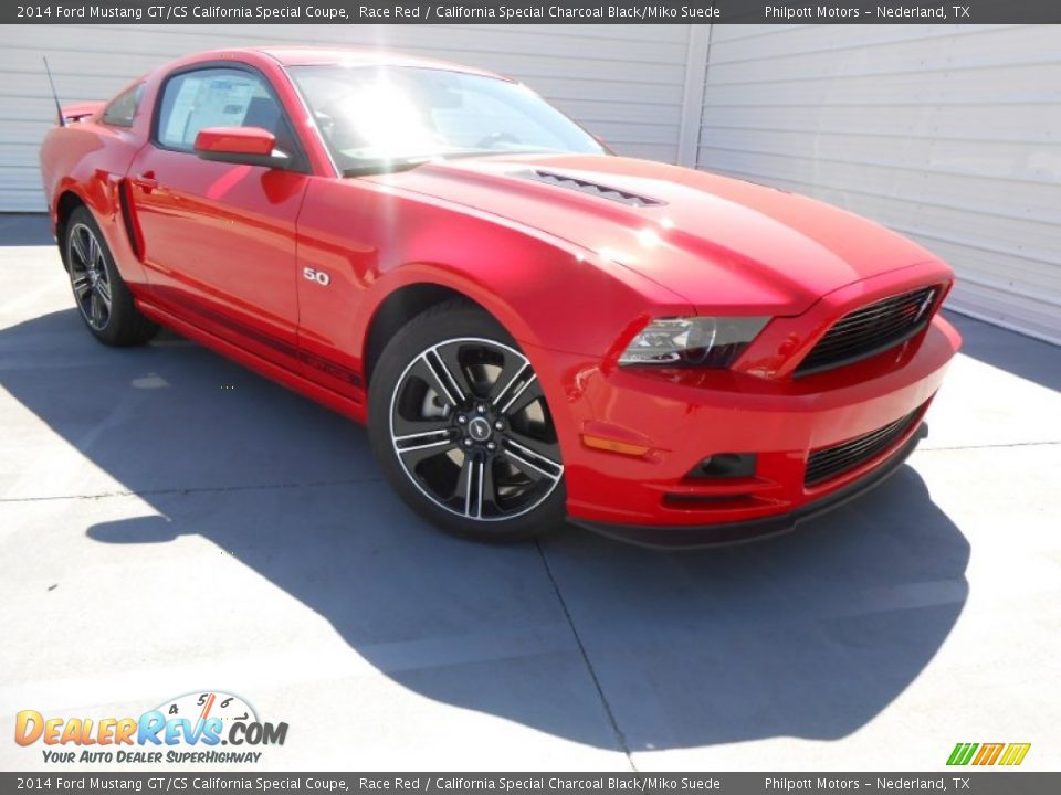 2014 Ford Mustang GT/CS California Special Coupe Race Red / California Special Charcoal Black/Miko Suede Photo #1