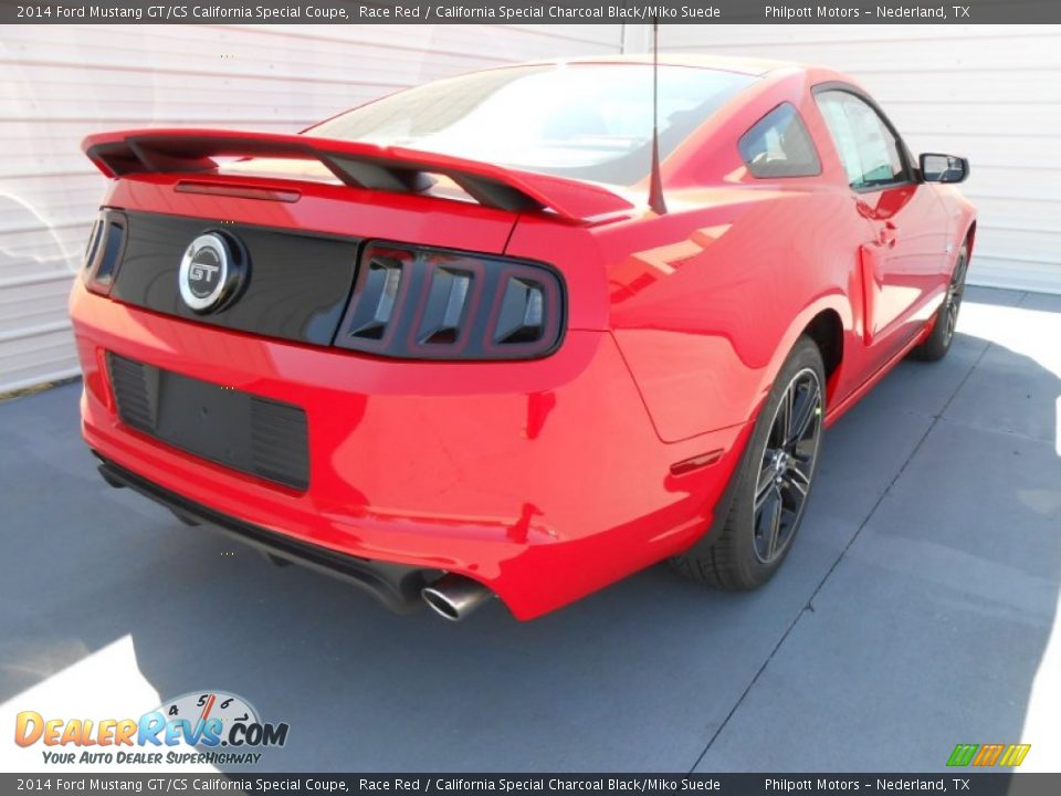 2014 Ford Mustang GT/CS California Special Coupe Race Red / California Special Charcoal Black/Miko Suede Photo #4
