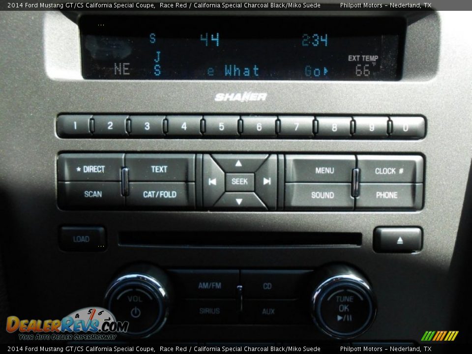 Controls of 2014 Ford Mustang GT/CS California Special Coupe Photo #26
