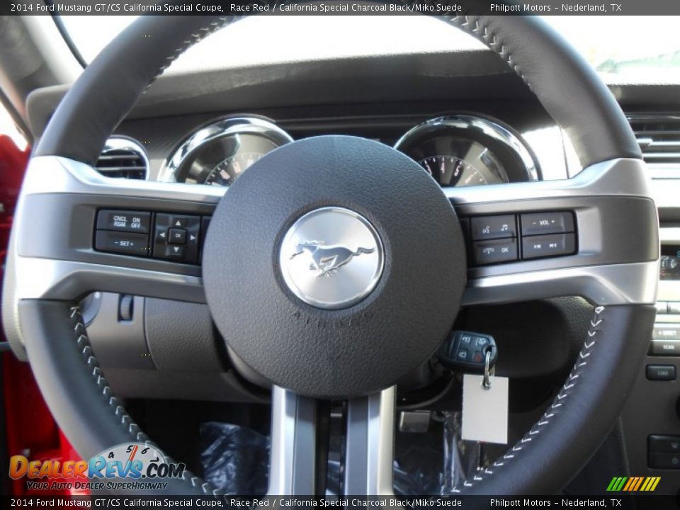 2014 Ford Mustang GT/CS California Special Coupe Steering Wheel Photo #29