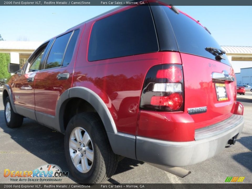 2006 Ford Explorer XLT Redfire Metallic / Camel/Stone Photo #2