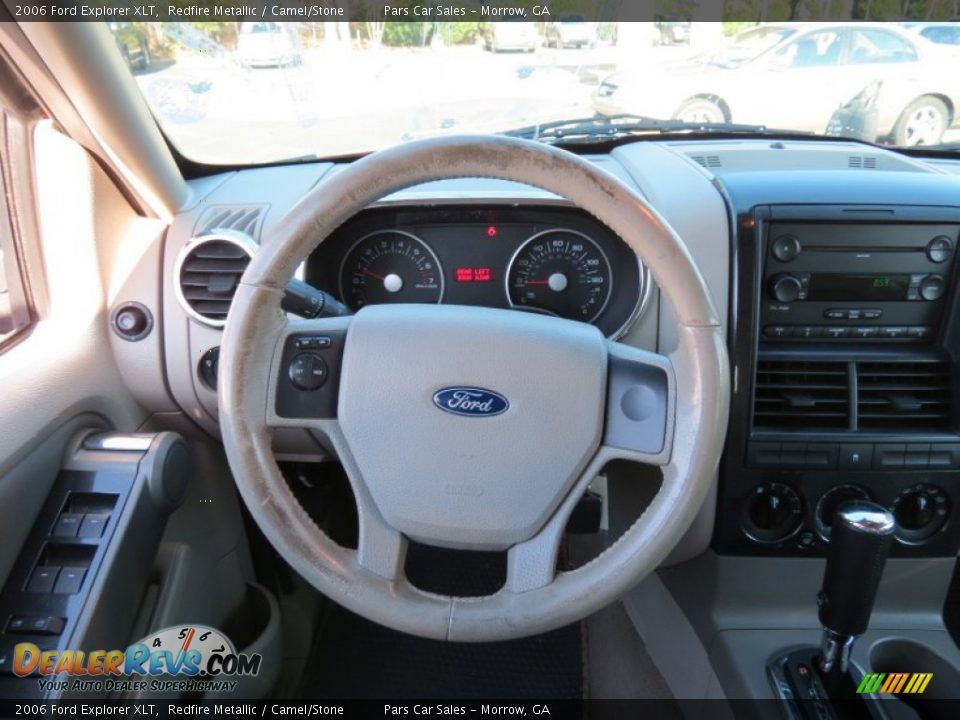 2006 Ford Explorer XLT Redfire Metallic / Camel/Stone Photo #10
