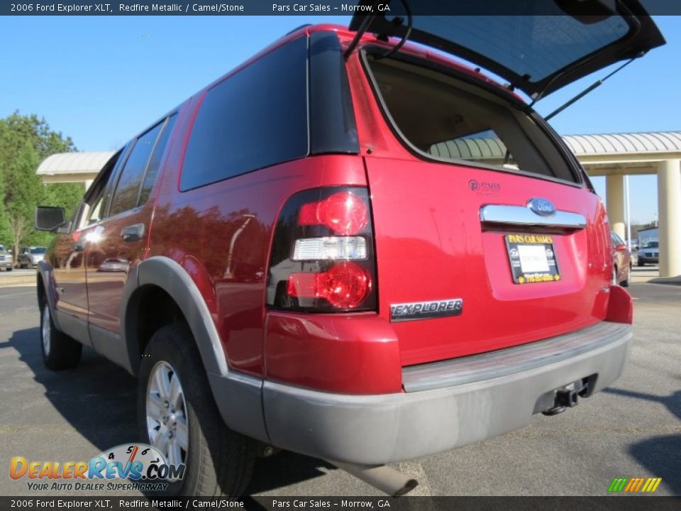 2006 Ford Explorer XLT Redfire Metallic / Camel/Stone Photo #11