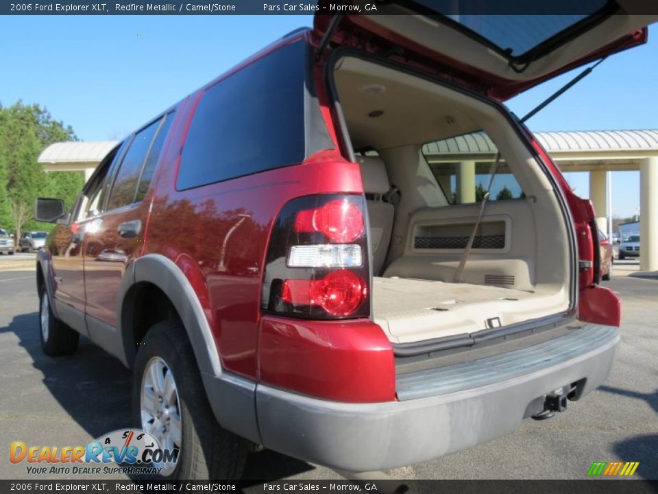 2006 Ford Explorer XLT Redfire Metallic / Camel/Stone Photo #12