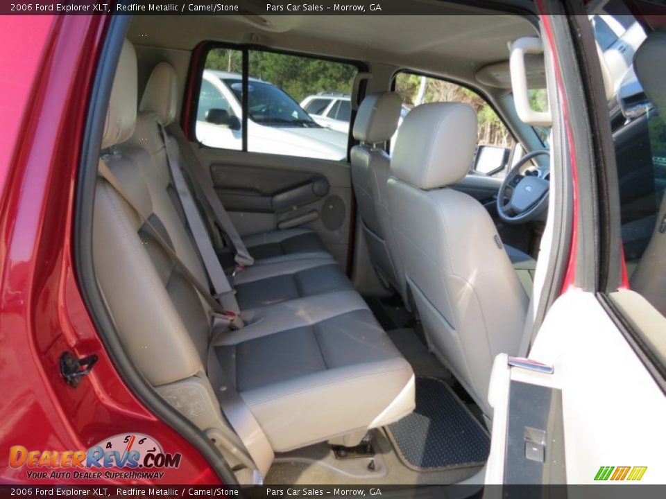 2006 Ford Explorer XLT Redfire Metallic / Camel/Stone Photo #14