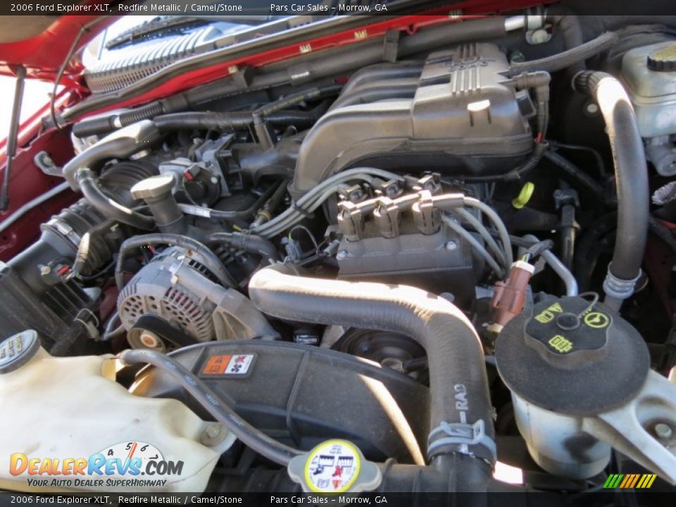 2006 Ford Explorer XLT Redfire Metallic / Camel/Stone Photo #16