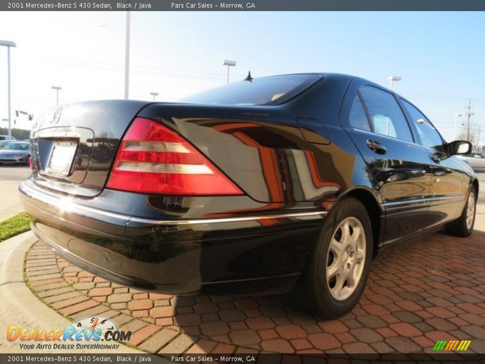 2001 Mercedes-Benz S 430 Sedan Black / Java Photo #3