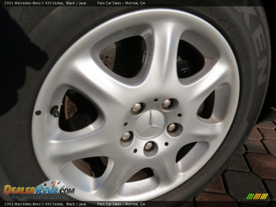 2001 Mercedes-Benz S 430 Sedan Black / Java Photo #5