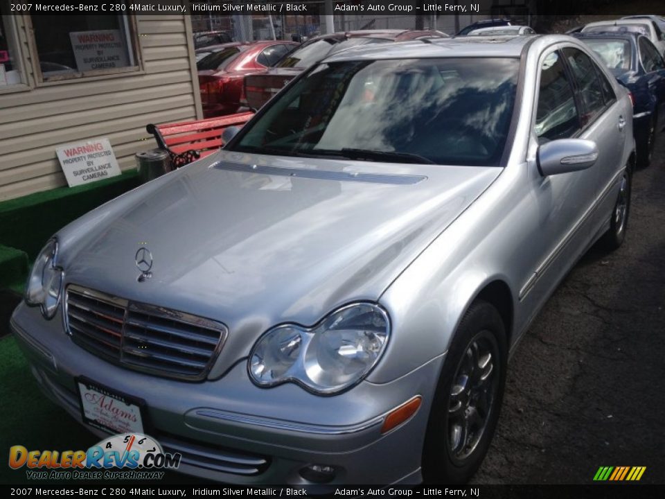 2007 Mercedes-Benz C 280 4Matic Luxury Iridium Silver Metallic / Black Photo #1