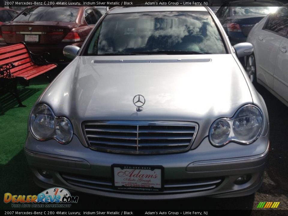 2007 Mercedes-Benz C 280 4Matic Luxury Iridium Silver Metallic / Black Photo #2