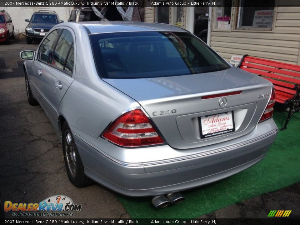 2007 Mercedes-Benz C 280 4Matic Luxury Iridium Silver Metallic / Black Photo #5