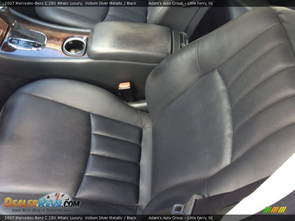 2007 Mercedes-Benz C 280 4Matic Luxury Iridium Silver Metallic / Black Photo #7