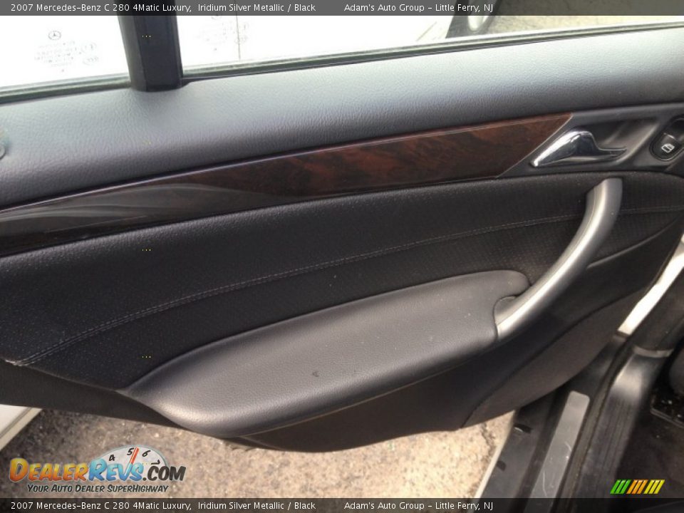 2007 Mercedes-Benz C 280 4Matic Luxury Iridium Silver Metallic / Black Photo #13