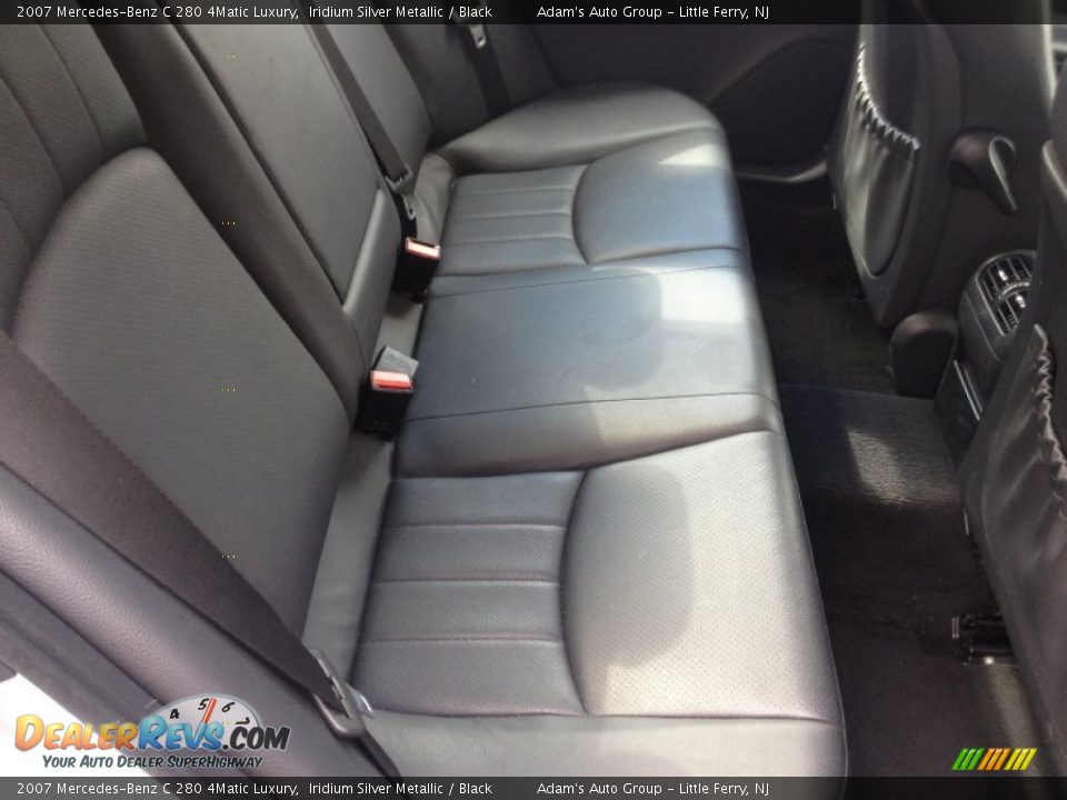 2007 Mercedes-Benz C 280 4Matic Luxury Iridium Silver Metallic / Black Photo #16