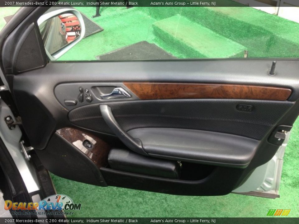2007 Mercedes-Benz C 280 4Matic Luxury Iridium Silver Metallic / Black Photo #17