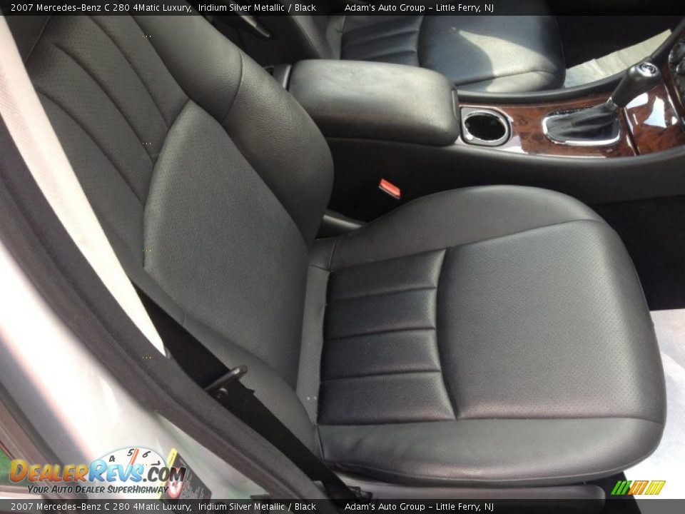 2007 Mercedes-Benz C 280 4Matic Luxury Iridium Silver Metallic / Black Photo #18