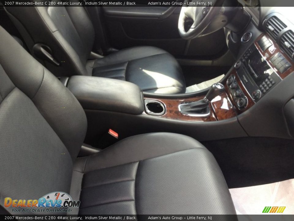 2007 Mercedes-Benz C 280 4Matic Luxury Iridium Silver Metallic / Black Photo #19