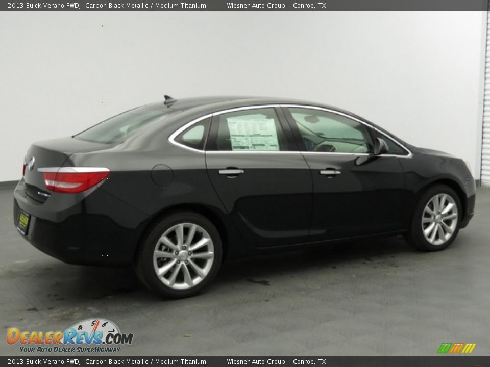 2013 Buick Verano FWD Carbon Black Metallic / Medium Titanium Photo #3