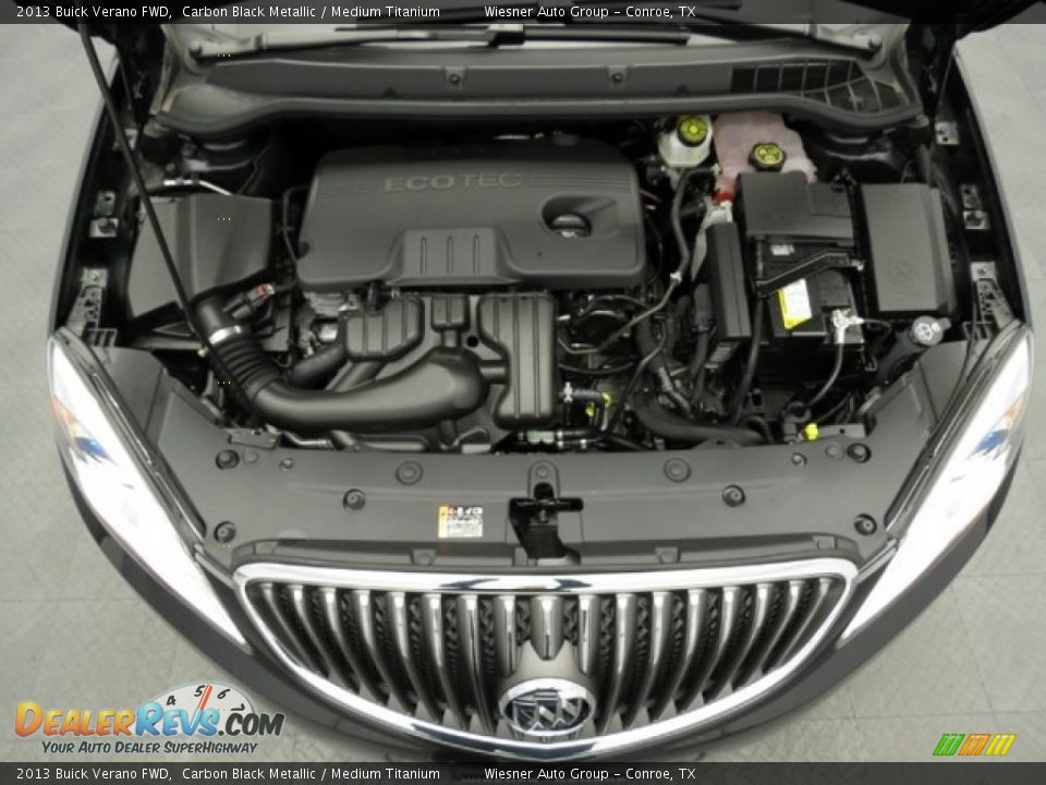 2013 Buick Verano FWD Carbon Black Metallic / Medium Titanium Photo #4