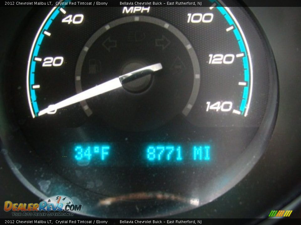 2012 Chevrolet Malibu LT Crystal Red Tintcoat / Ebony Photo #9
