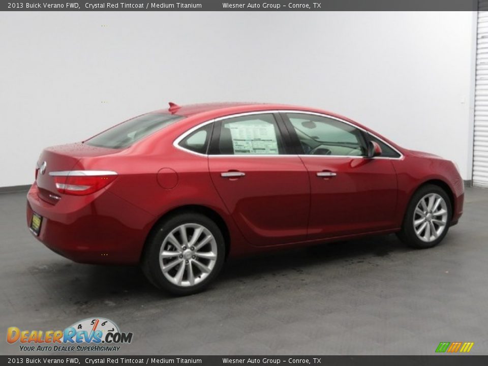 2013 Buick Verano FWD Crystal Red Tintcoat / Medium Titanium Photo #3