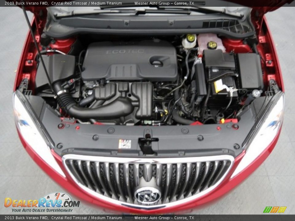 2013 Buick Verano FWD Crystal Red Tintcoat / Medium Titanium Photo #4