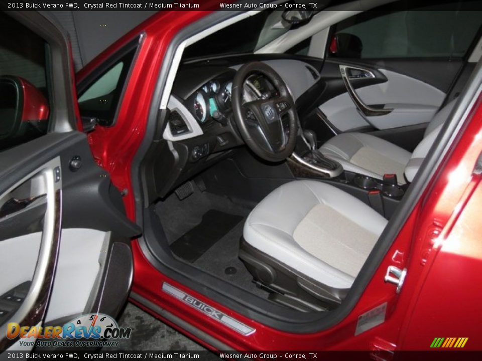 2013 Buick Verano FWD Crystal Red Tintcoat / Medium Titanium Photo #5