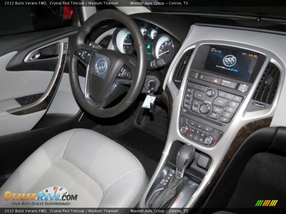2013 Buick Verano FWD Crystal Red Tintcoat / Medium Titanium Photo #6