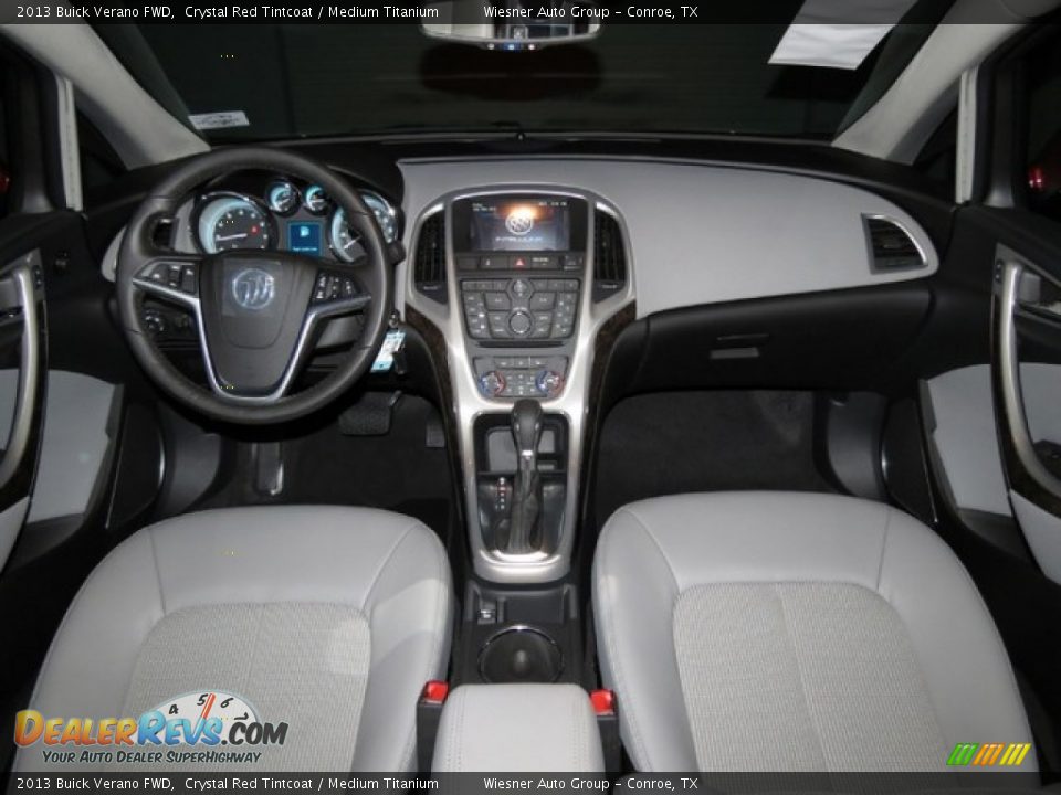 2013 Buick Verano FWD Crystal Red Tintcoat / Medium Titanium Photo #7