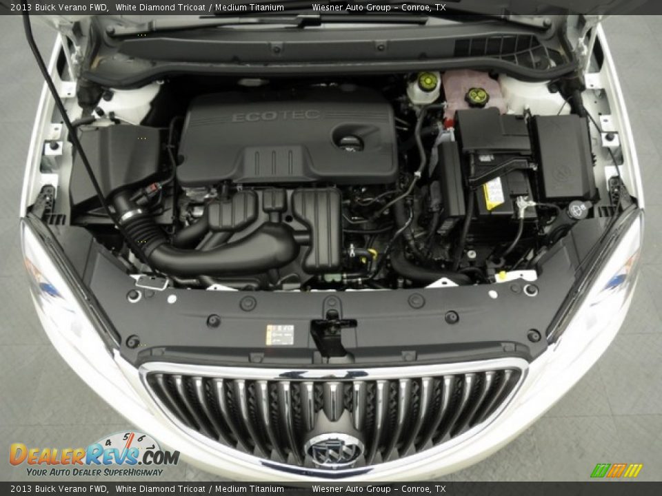 2013 Buick Verano FWD White Diamond Tricoat / Medium Titanium Photo #4