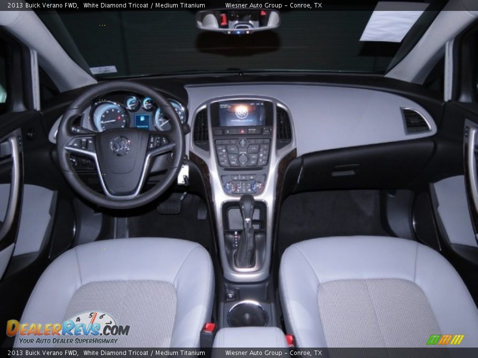 2013 Buick Verano FWD White Diamond Tricoat / Medium Titanium Photo #7
