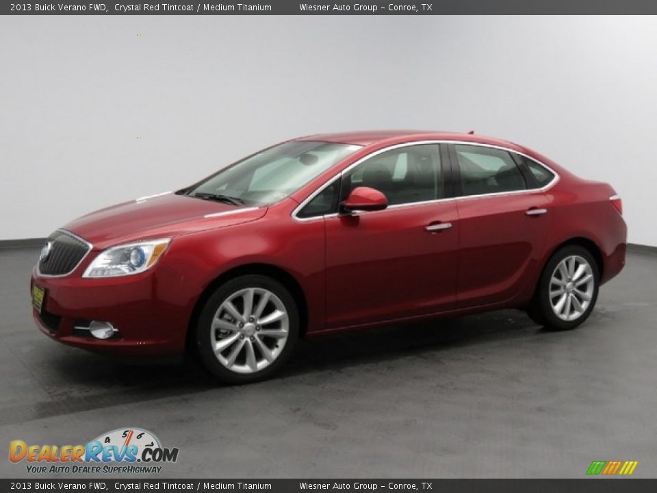 2013 Buick Verano FWD Crystal Red Tintcoat / Medium Titanium Photo #1