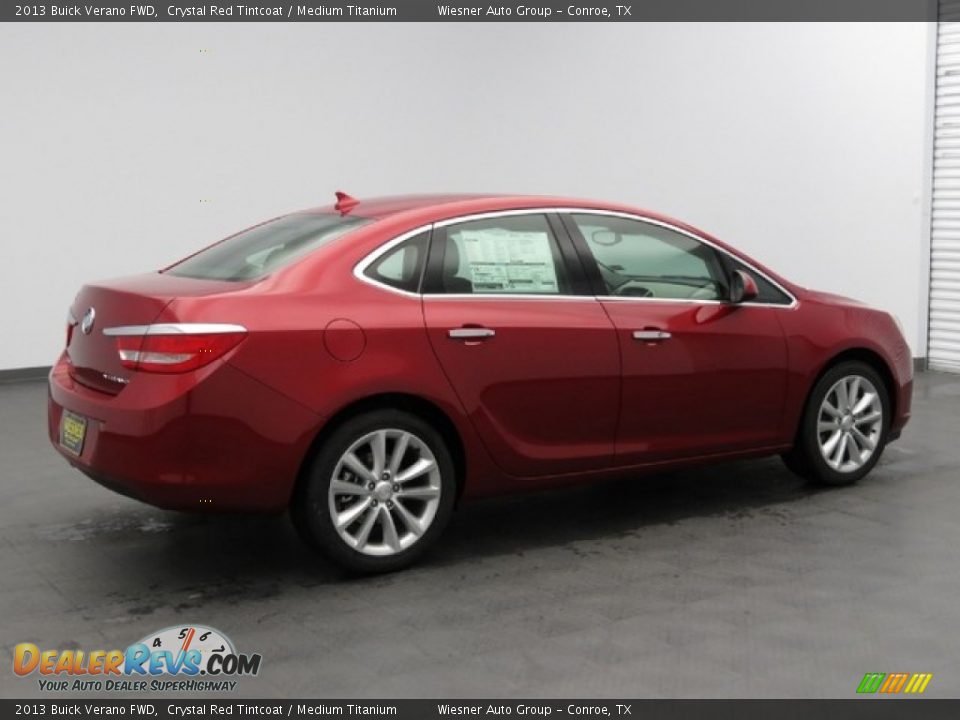 2013 Buick Verano FWD Crystal Red Tintcoat / Medium Titanium Photo #2
