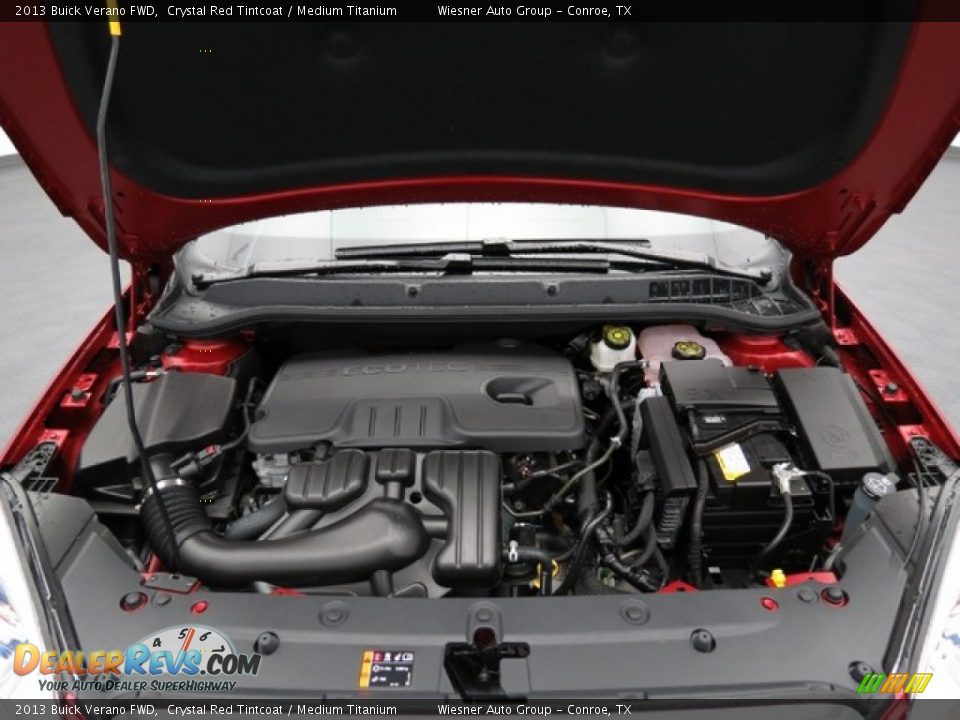 2013 Buick Verano FWD Crystal Red Tintcoat / Medium Titanium Photo #3