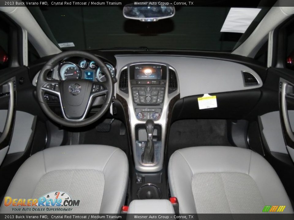 2013 Buick Verano FWD Crystal Red Tintcoat / Medium Titanium Photo #6