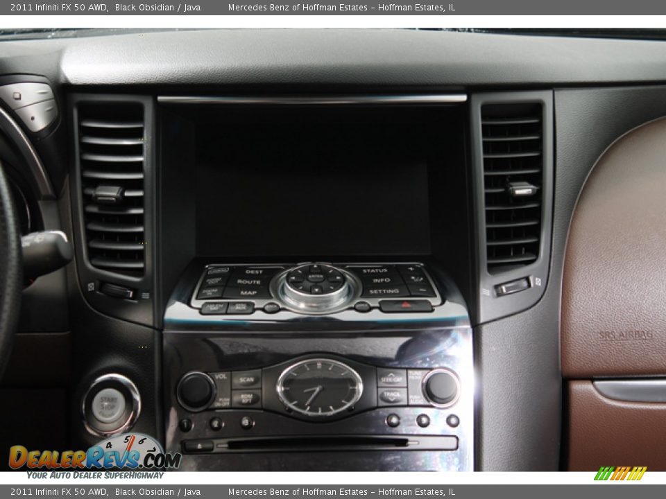 2011 Infiniti FX 50 AWD Black Obsidian / Java Photo #10