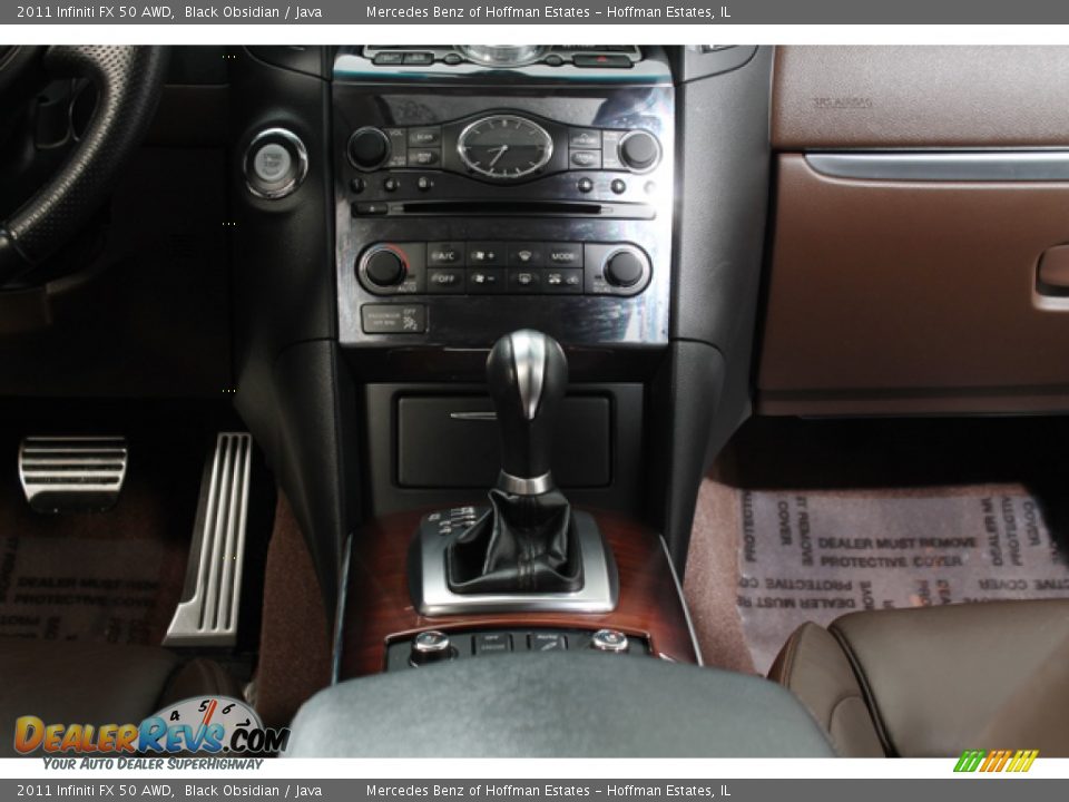 2011 Infiniti FX 50 AWD Black Obsidian / Java Photo #11