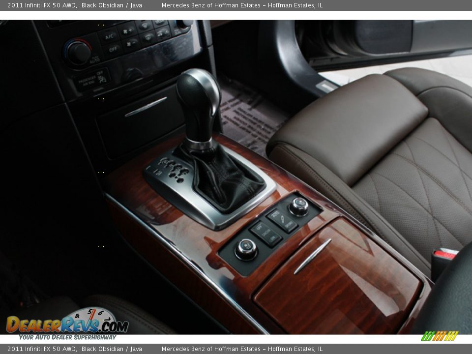2011 Infiniti FX 50 AWD Black Obsidian / Java Photo #12