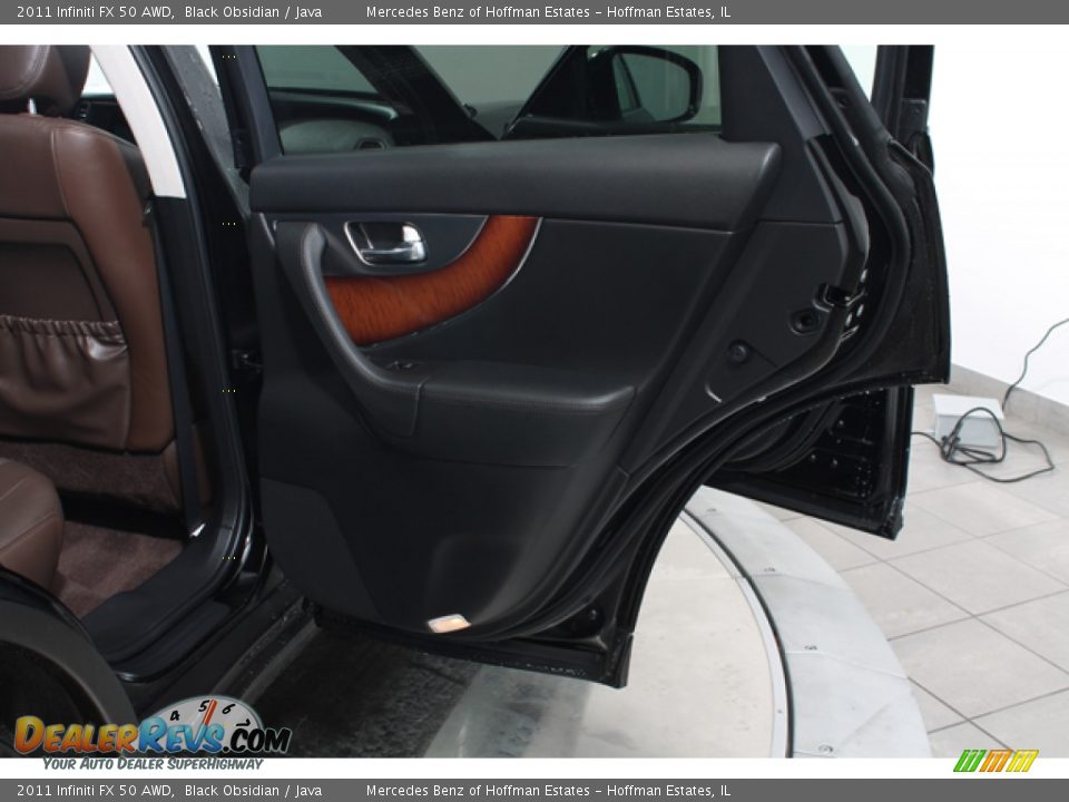 2011 Infiniti FX 50 AWD Black Obsidian / Java Photo #14